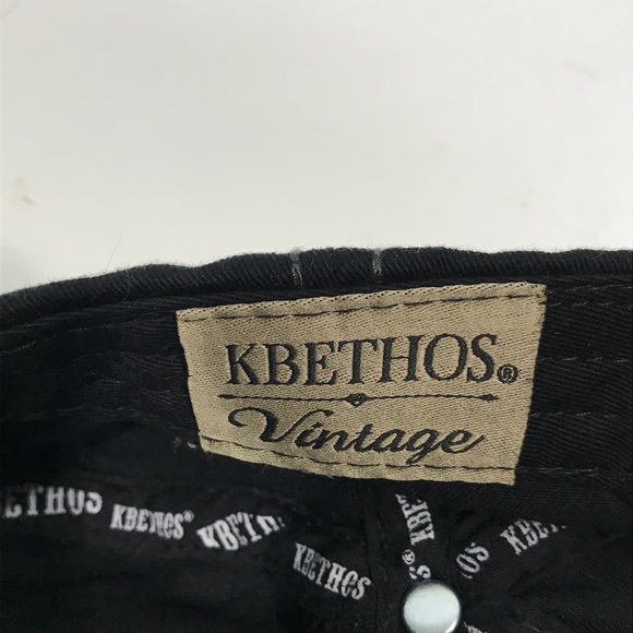 Happy Camper Embroidered Distressed Strapback Cap - Picture 4 of 4